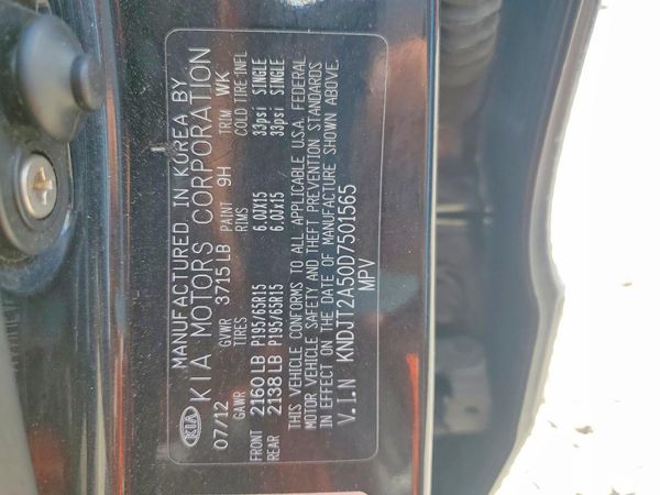 2013 KIA SOUL All Trims