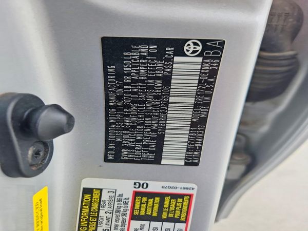 2018 TOYOTA COROLLA L/LE/SE/XLE/XSE
