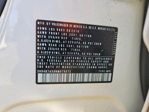 2022 VOLKSWAGEN TIGUAN