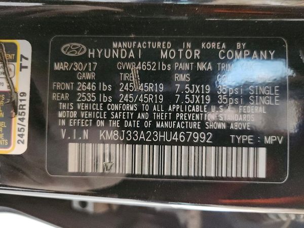 2017 HYUNDAI TUCSON