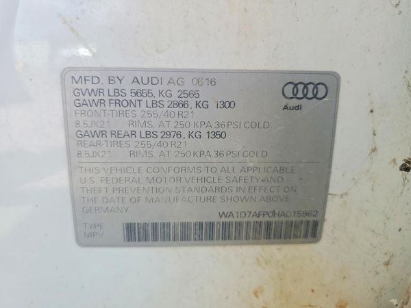 2017 AUDI Q5