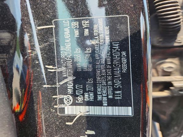 2022 HYUNDAI ELANTRA SEL