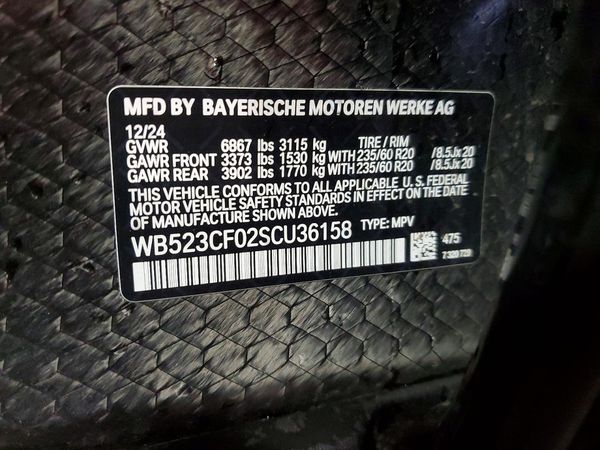 2025 BMW ALL OTHER xDrive50 — VINS