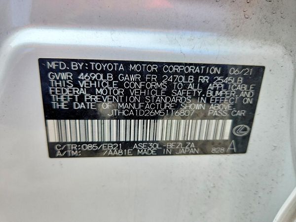 2021 LEXUS IS 300 Comfort