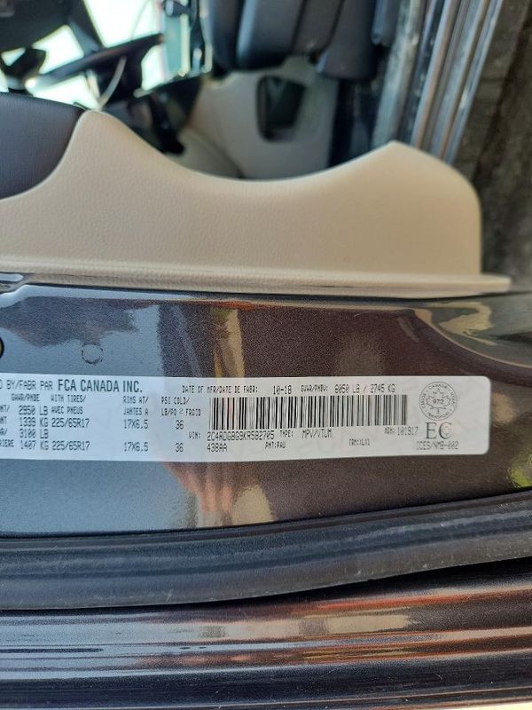2019 DODGE GRAND CARAVAN