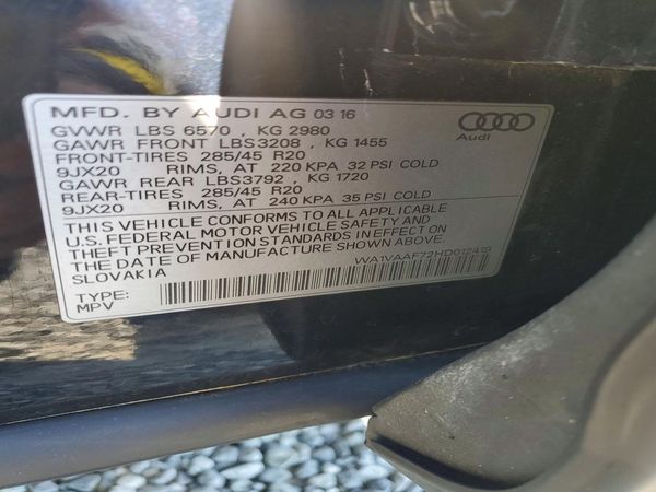 2017 AUDI Q7 quattro Prestige
