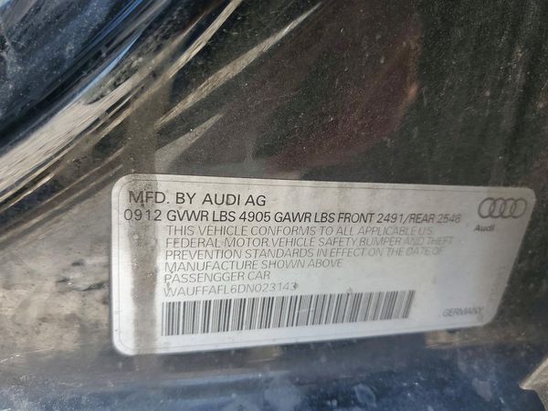 2013 AUDI A4 quattro Premium Plus