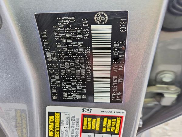 2025 TOYOTA CAMRY
