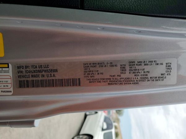 2023 JEEP WRANGLER Sport