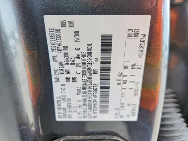2017 FORD F150 SuperCrew