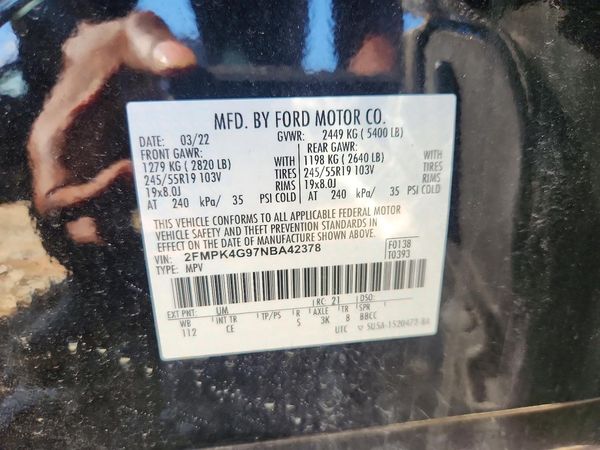 2022 FORD EDGE SE