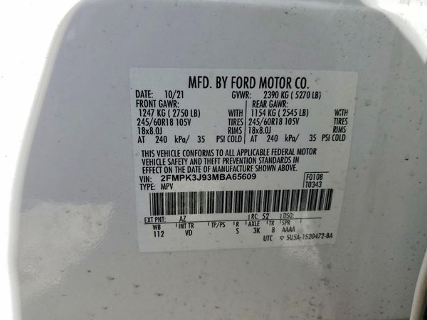 2021 FORD EDGE