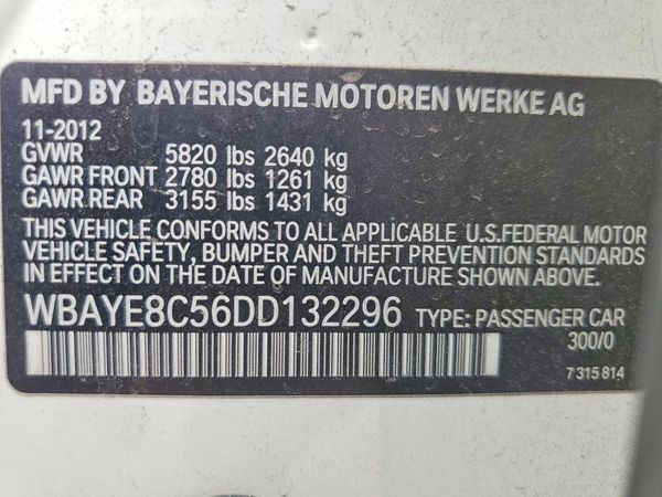2013 BMW 750 750Li/Alpina B7