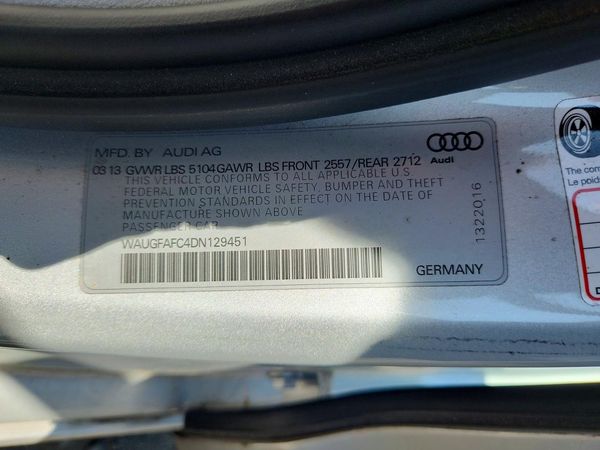 2013 AUDI A6 quattro Premium Plus
