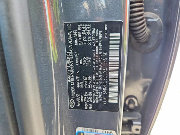 2025 HYUNDAI TUCSON SEL Convenience
