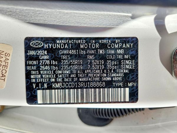 2024 HYUNDAI TUCSON SEL Convenience