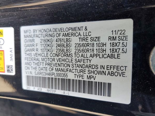 2023 HONDA CR-V EX