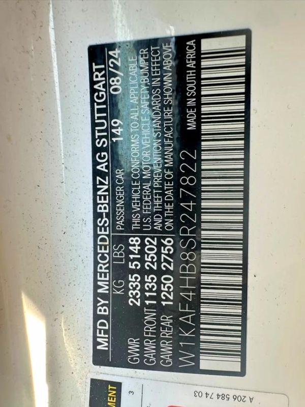 2025 MERCEDES-BENZ C C300 4MATIC