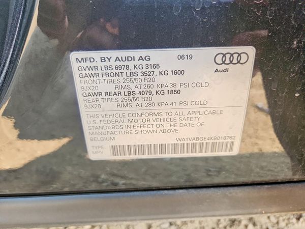 2019 AUDI E-TRON