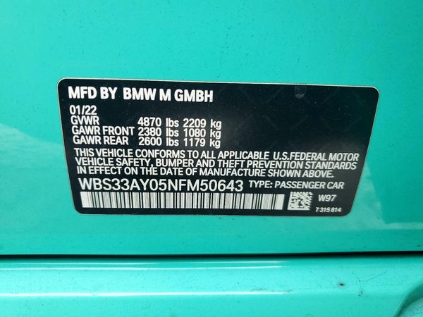 2022 BMW M3 M3 Competition