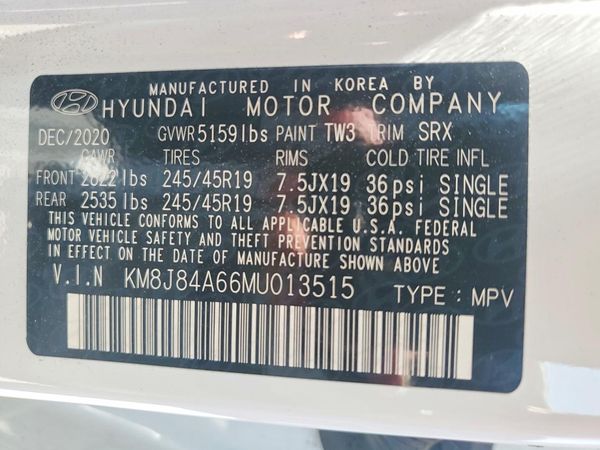 2021 HYUNDAI NEXO Limited