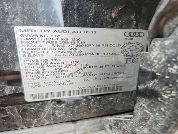 2023 AUDI Q3