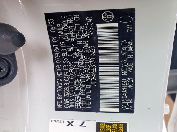 2023 TOYOTA COROLLA L, LE, SE, XLE