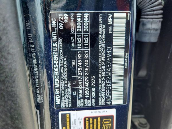 2021 MERCEDES-BENZ GLS GLS450-4M