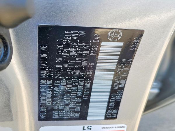 2023 TOYOTA CAMRY LE
