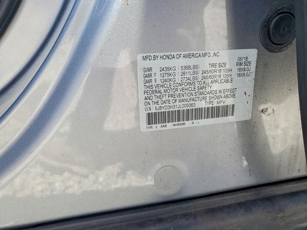 2018 ACURA MDX Standard