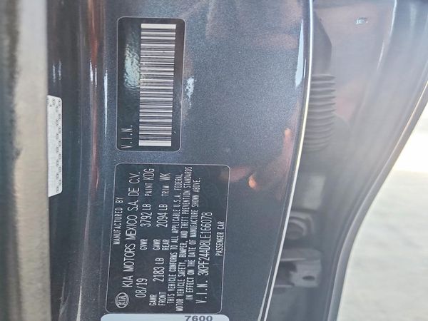 2020 KIA FORTE