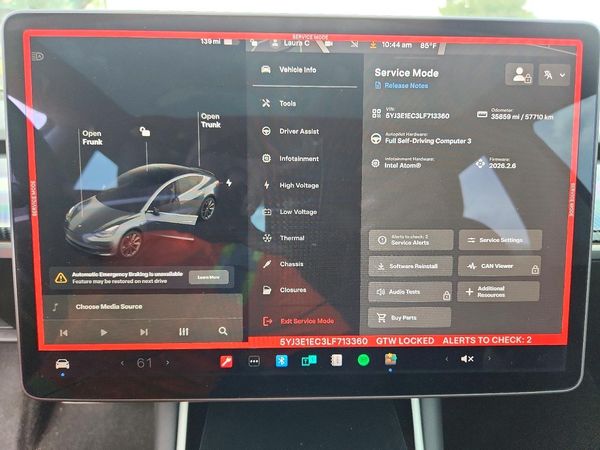 2020 TESLA MODEL 3 — ODOM