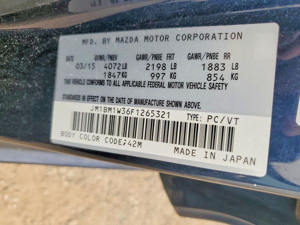 2015 MAZDA 3 Grand Touring/GT
