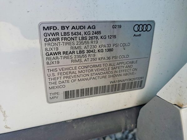 2019 AUDI Q5