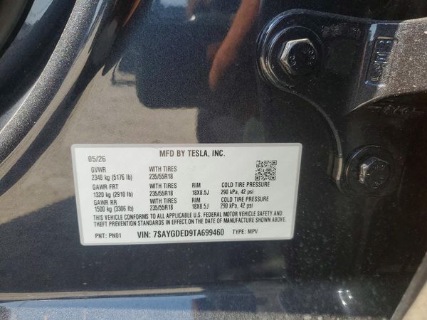 2026 TESLA MODEL Y