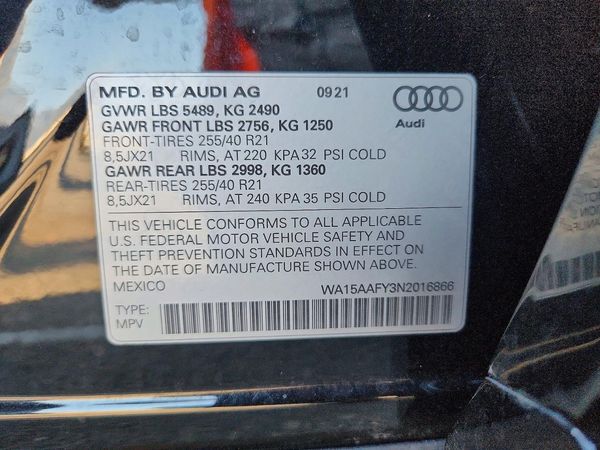 2022 AUDI Q5