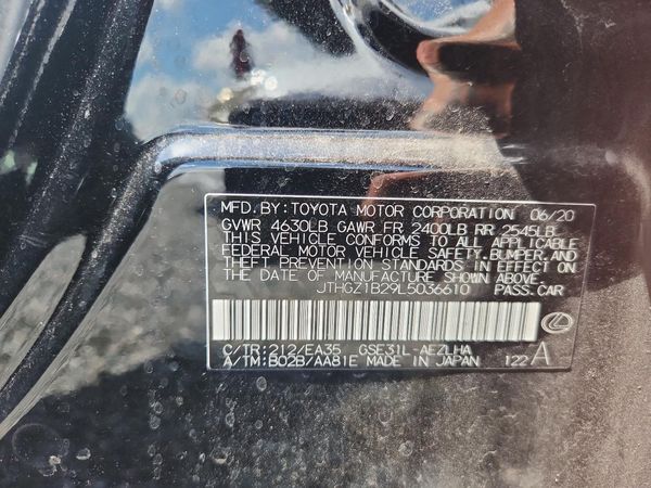 2020 LEXUS IS 350 F SPort