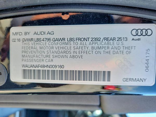 2017 AUDI A4 quattro Premium
