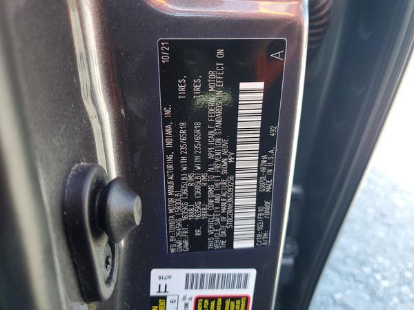 2022 TOYOTA HIGHLANDER L
