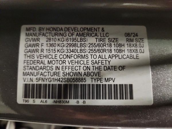 2025 HONDA PILOT