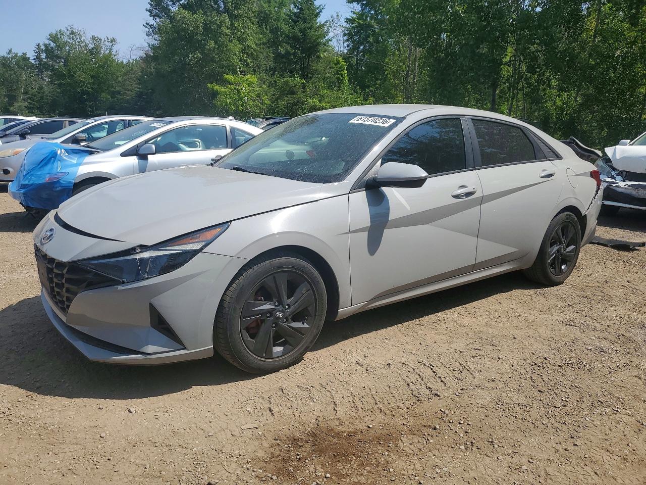 2021 HYUNDAI ELANTRA Blue