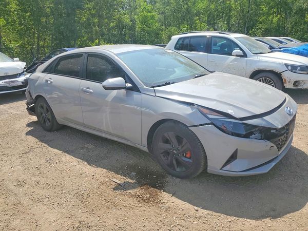 2021 HYUNDAI ELANTRA Blue
