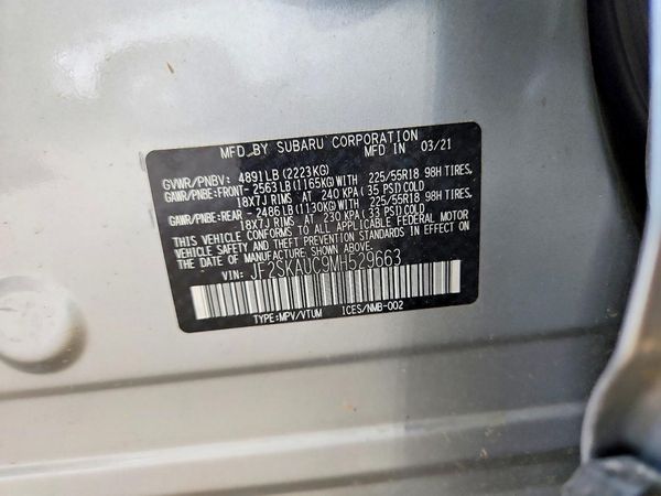 2021 SUBARU FORESTER Limited