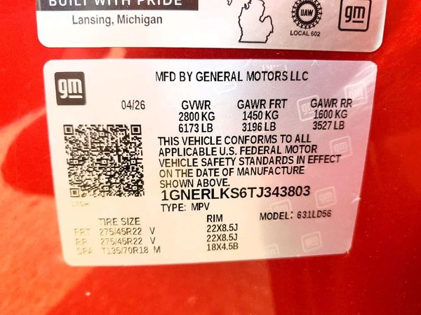 2026 CHEVROLET TRAVERSE