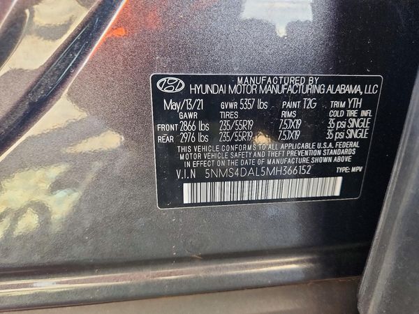 2021 HYUNDAI SANTA FE Limited