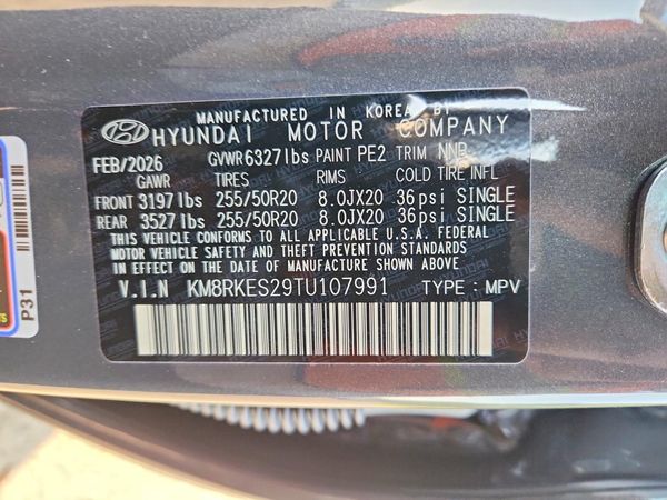 2026 HYUNDAI PALISADE Limited