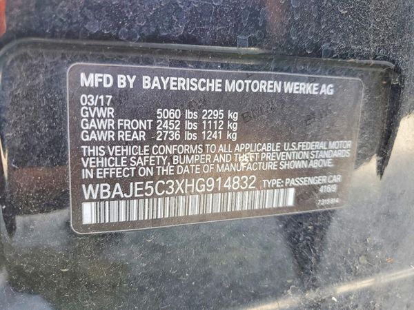 2017 BMW 540