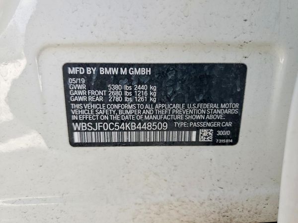 2019 BMW M5