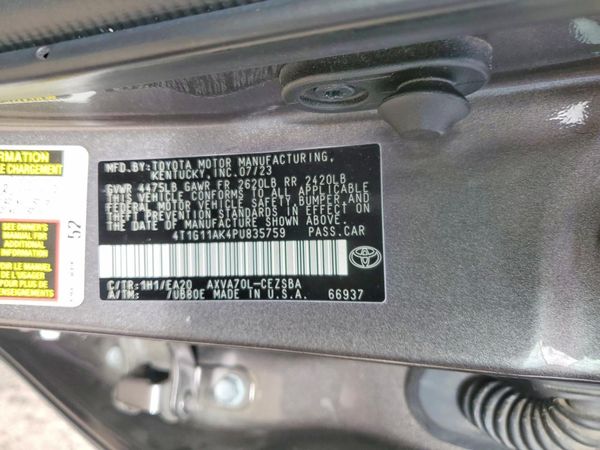 2023 TOYOTA CAMRY SE