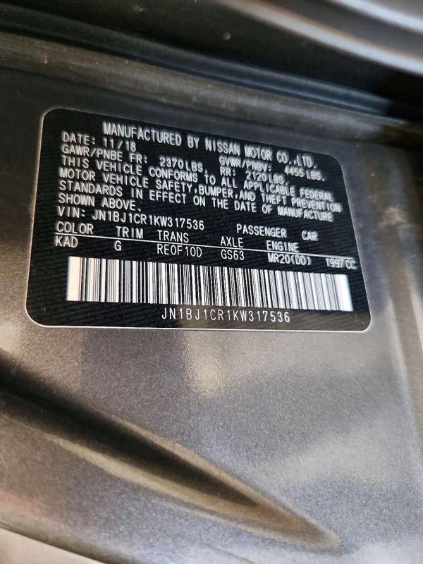 2019 NISSAN ROGUE SPORT